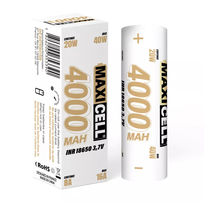 Accus 18650 - MAXICELL Visuel 1